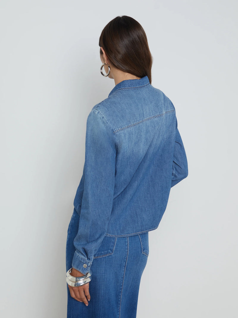 L’agence - Isla Denim Shirt - Anvil