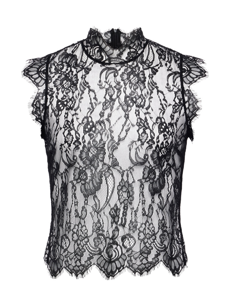 L'agence - Tours Lace Top - Black