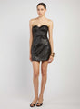 Federica Tosi - Abito Bustier Rafia - Black