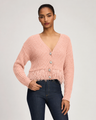 Cinq á Sept - Krissi Cardigan - Rose Clay/Clear