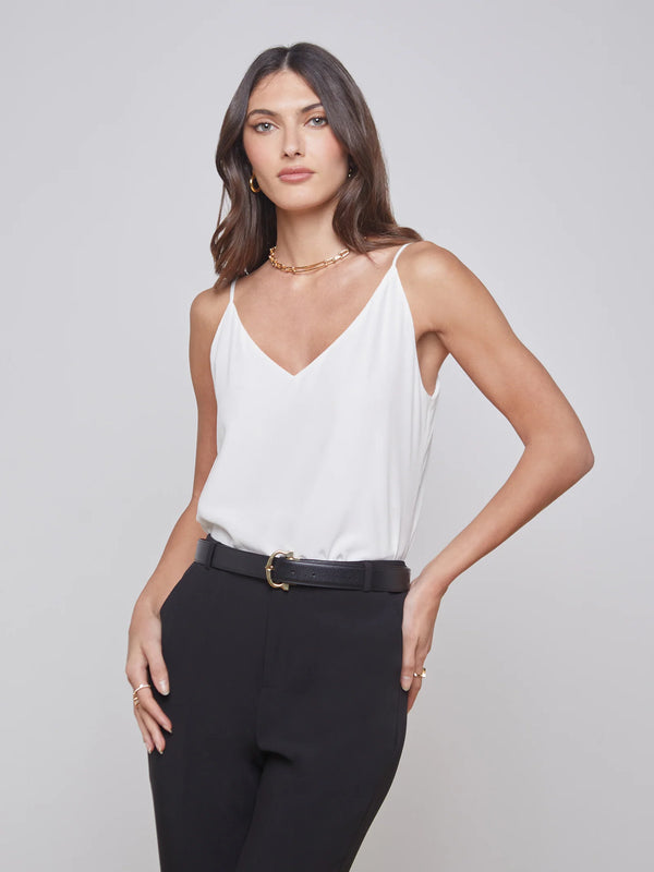 L’agence - Gabriella Camisole Tank - Ivory