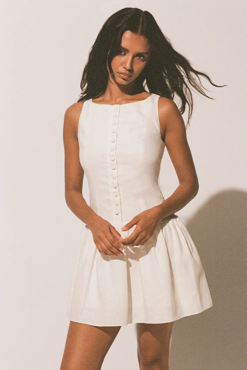 Faithfull The Brand - Blair Mini Dress - White
