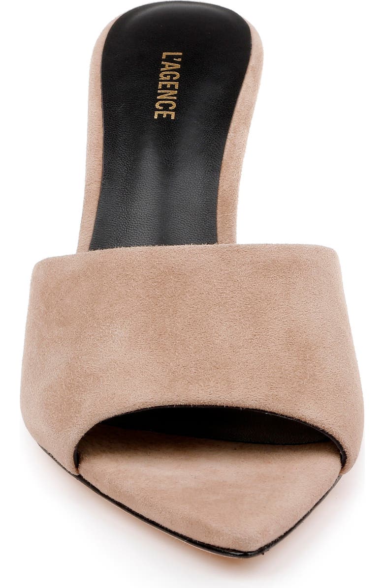 L’agence - Lolita Heel Sandal - Cappuccino Suede