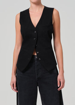 Citizens of Humanity - Jasmin Long Vest - Black