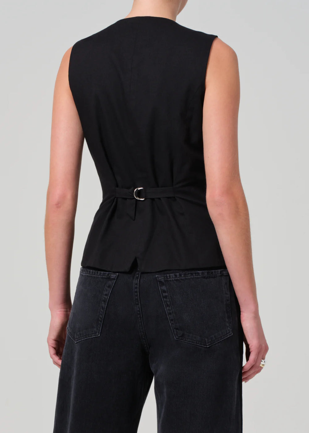 Citizens of Humanity - Jasmin Long Vest - Black Citizens of Humanity - Jasmin Long Vest - Black