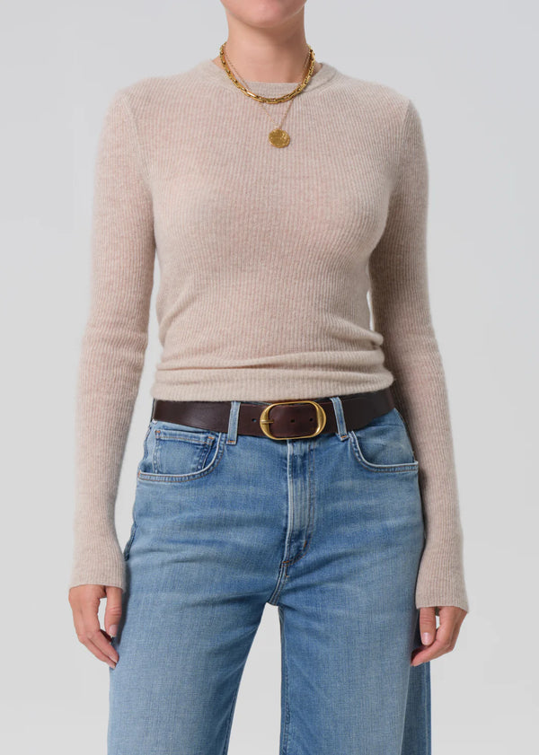 Citizens of Humanity - Alessia Crewneck Sweater - Cream