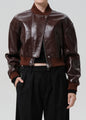 Citizens Of Humanity - Camille Moto Jacket - Burgundy