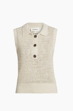 Frame - Polo Vest - Taupe