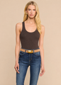 L'agence - Adira Scoopneck Tank - Dark Java