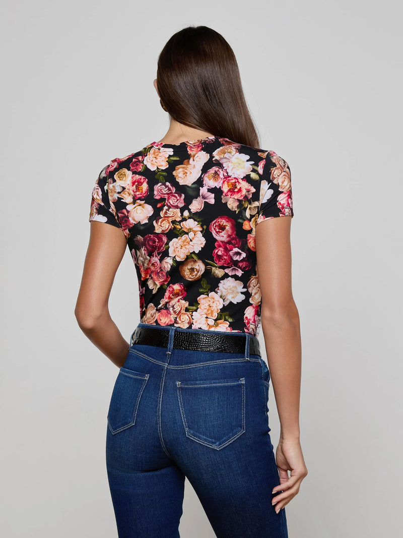 L'agence - Ressi Fitted Tee - Multi Cluster Floral