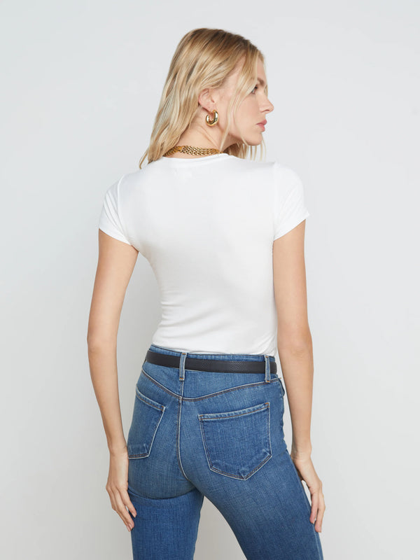 L’agence - Ressi Fitted Tee - White