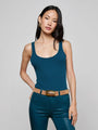 L’agence - Nica Scoopneck Bodysuit - Deep Teal
