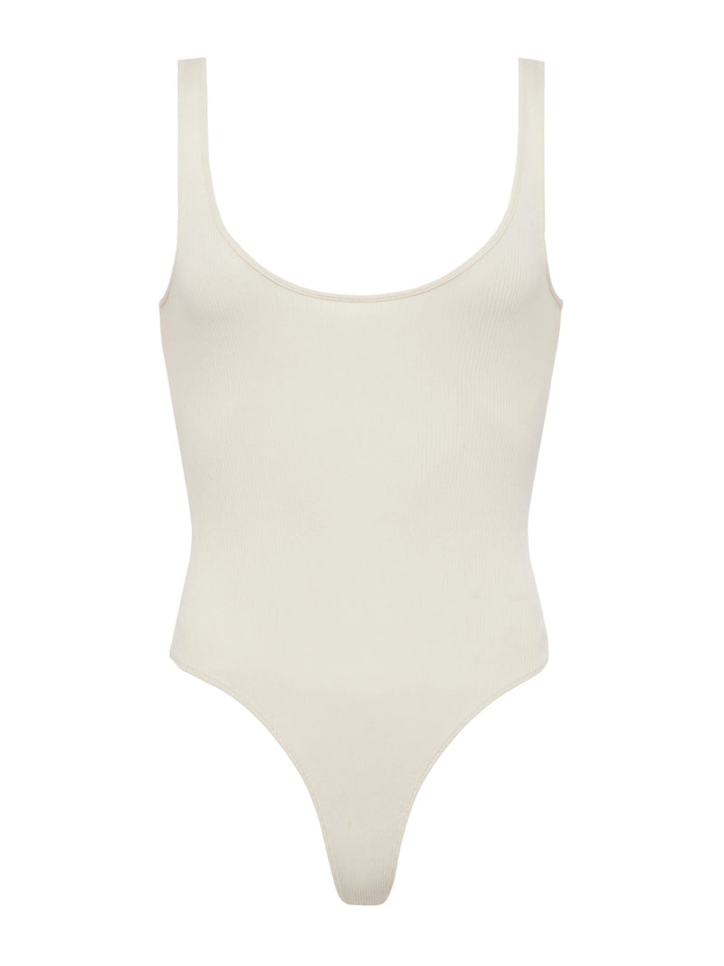 L'agence - Nica Scoopneck Bodysuit - Ivory