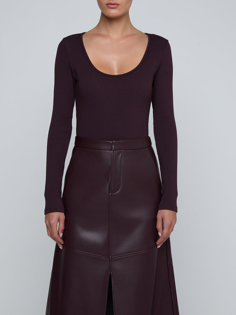 ELARA L/S SCOOP NK BDYST