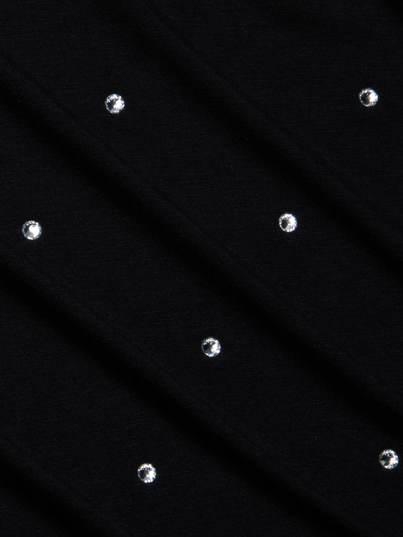 L'agence - Stormy Embellished Tee - Black