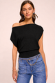Ramy Brook - Chet Off-The-Shoulder Sweater - Black
