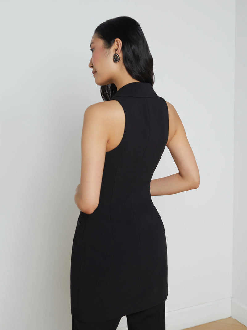 L’agence - Jazlynn Tuxedo Dress - Black