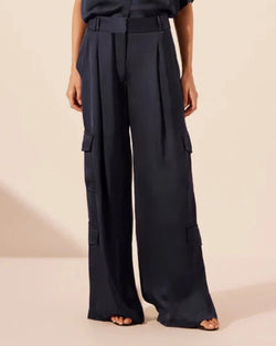 Shona Joy - Shae Slouchy Cargo Pant - Aegean Blue