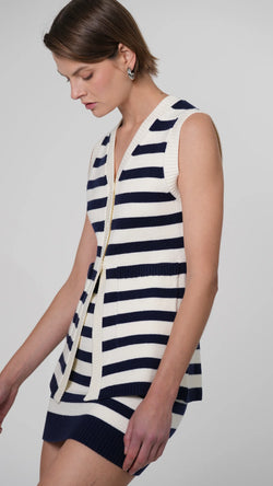 Parentezi - Katie Knit Vest - Stripes