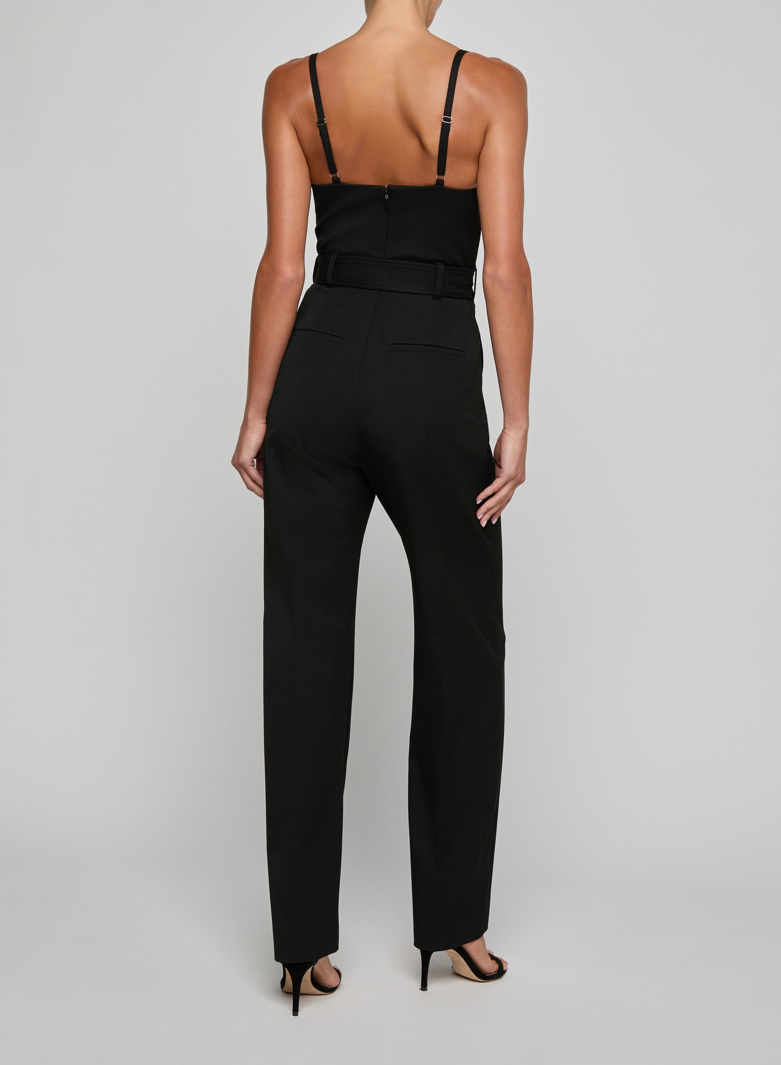 L'agence - Jessa Bustier Jumpsuit - Black