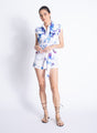 Karina Grimaldi - Cheyenne Print Romper - Blue Paradise