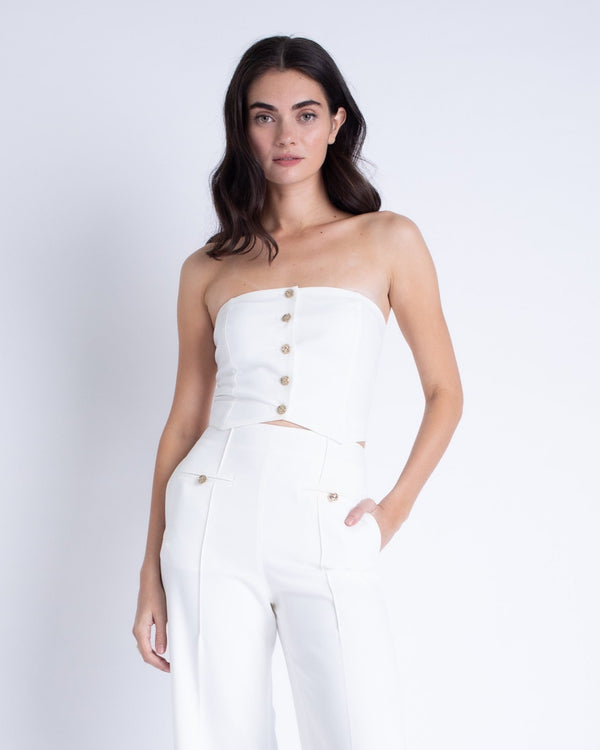 Karina Grimaldi - Remi Top - White