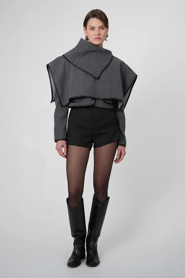 Parentezi - Lea Cape Jacket - Grey