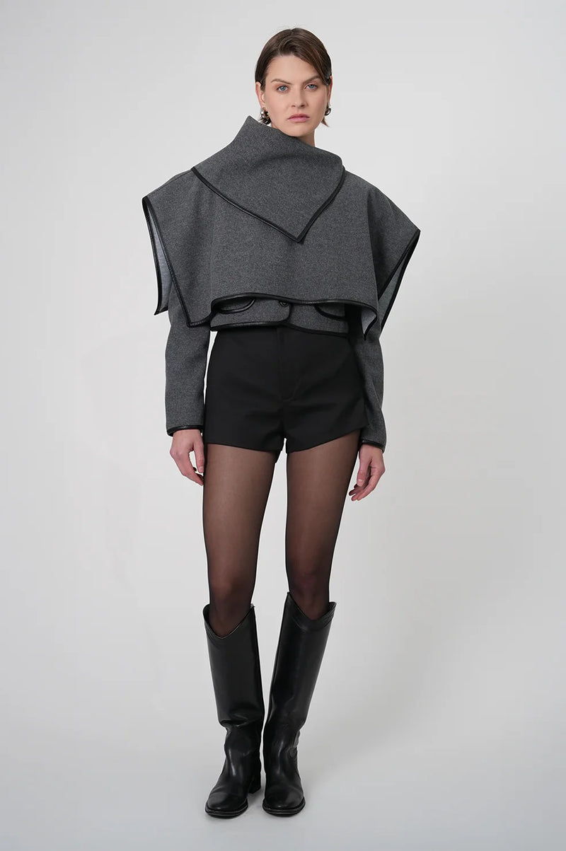 Parentezi - Lea Cape Jacket - Grey