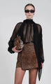 Nonchalant - Aylin Mini Clutch - Zebra/Cheetah