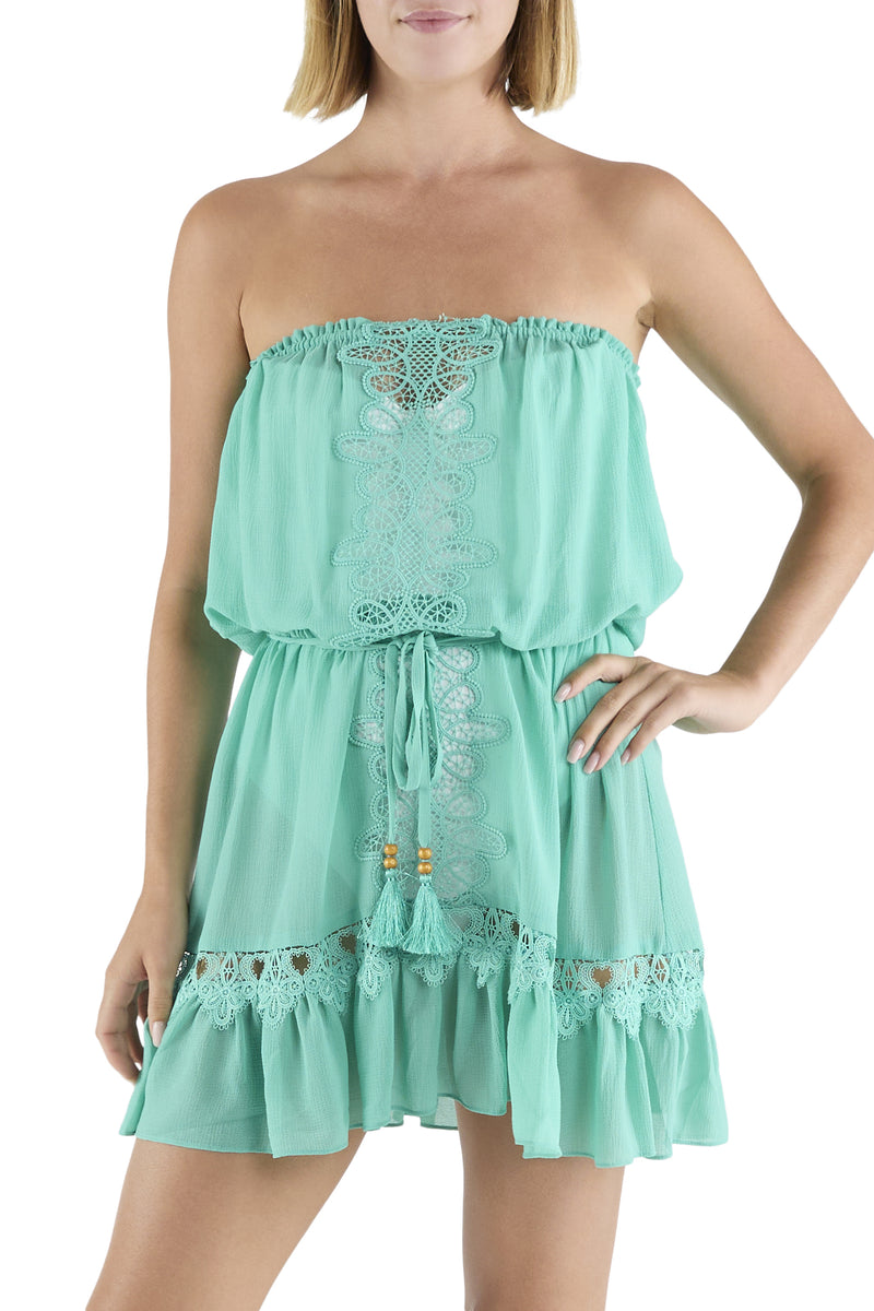 Ramy Brook Women's Beth Cover Up Dress - Green - Size S Ramy Brook Women's Beth Cover Up Dress - Green - Size S