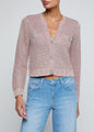 BLANCA SEQUIN CROP CARDI