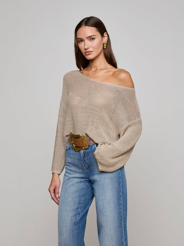 L'agence - Ethan Knit Pullover - Taupe