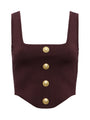 L'agence - Saga Top - Chocolate Brown