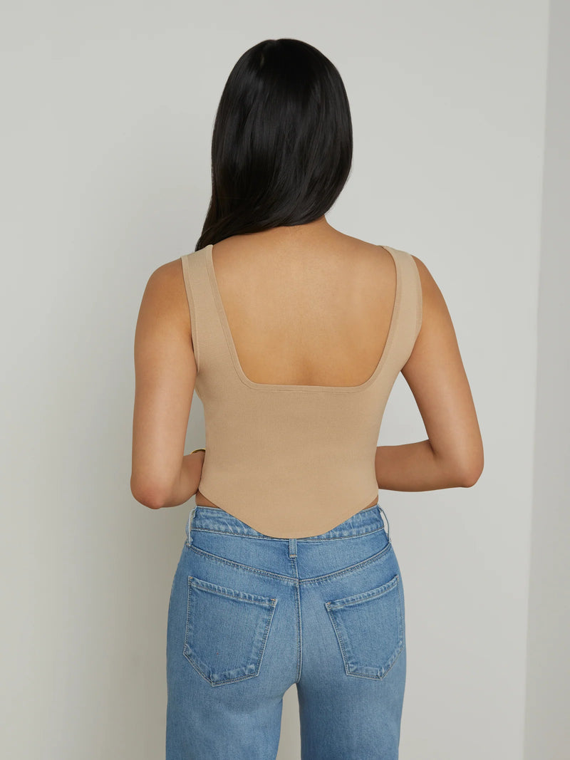 L’agence - Saga Top - Almond/Gold