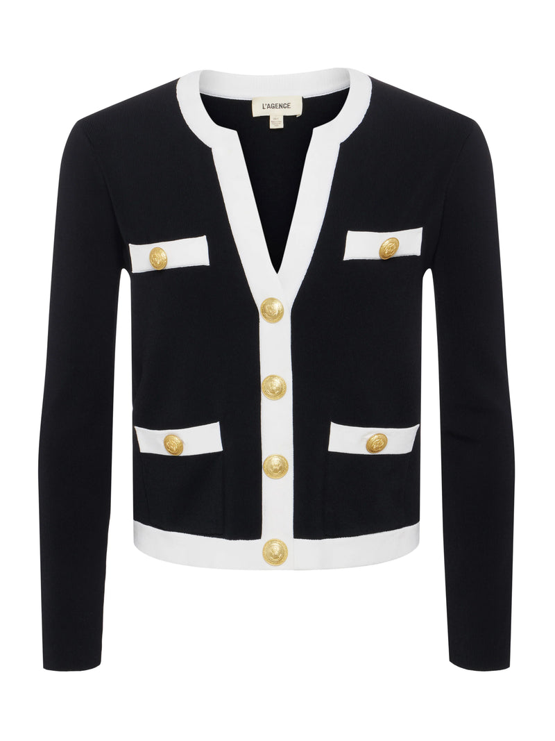 L'agence - Estefania Cardigan - Black/White