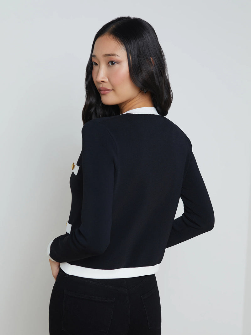 L'agence - Estefania Cardigan - Black/White