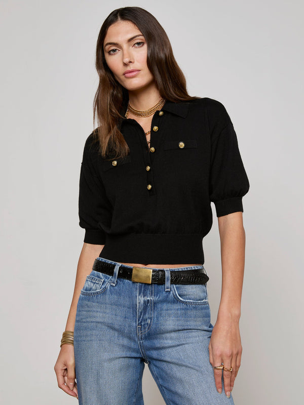 L'agence - Masaki Sweater - Black/Gold