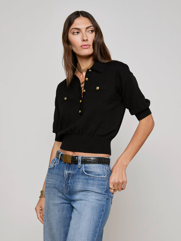 L'agence - Masaki Sweater - Black/Gold