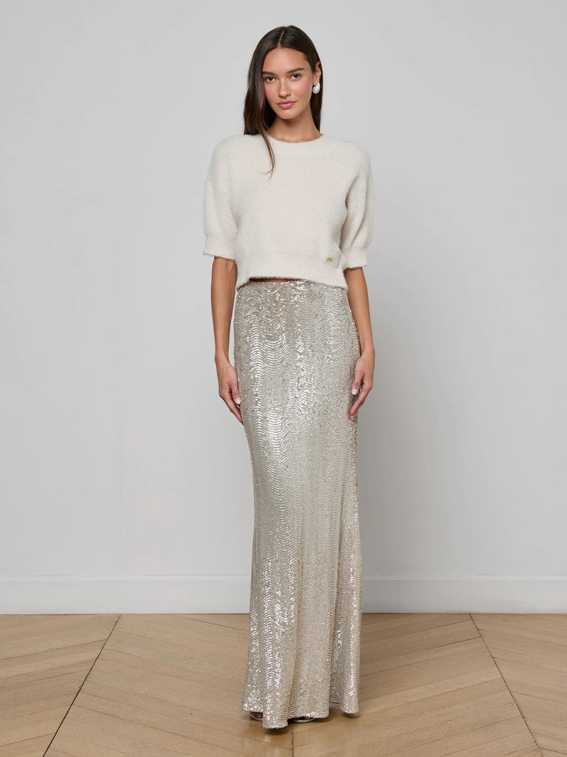 L'agence - Guinevere Sweater - Vintage White