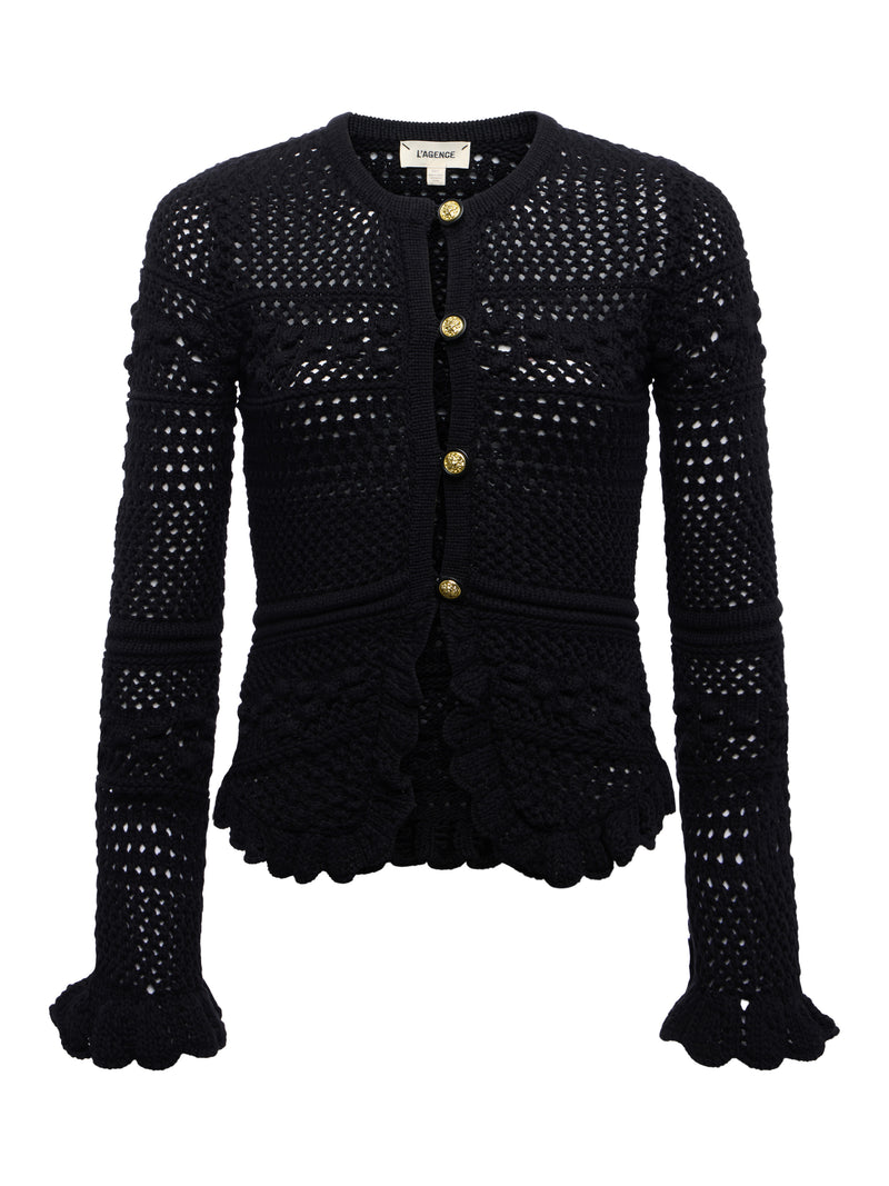 L'agence - Kiva Knit Cardigan - Black