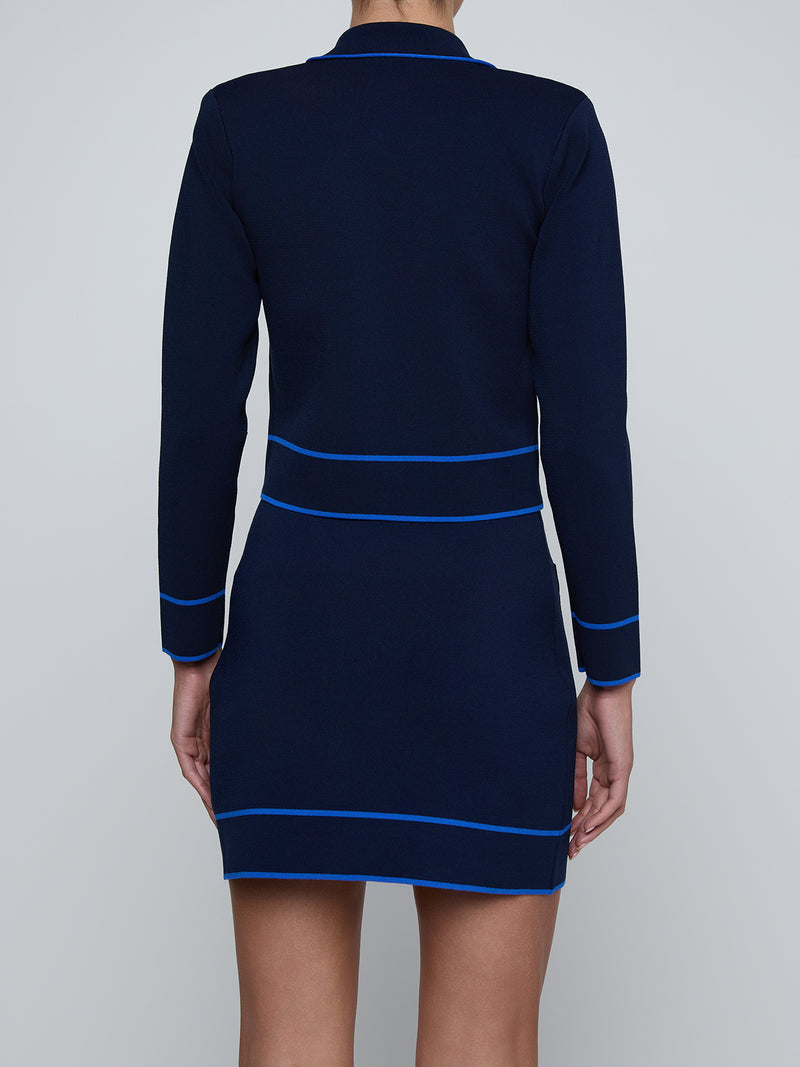 TALA CONTRAST TRIM CARDI