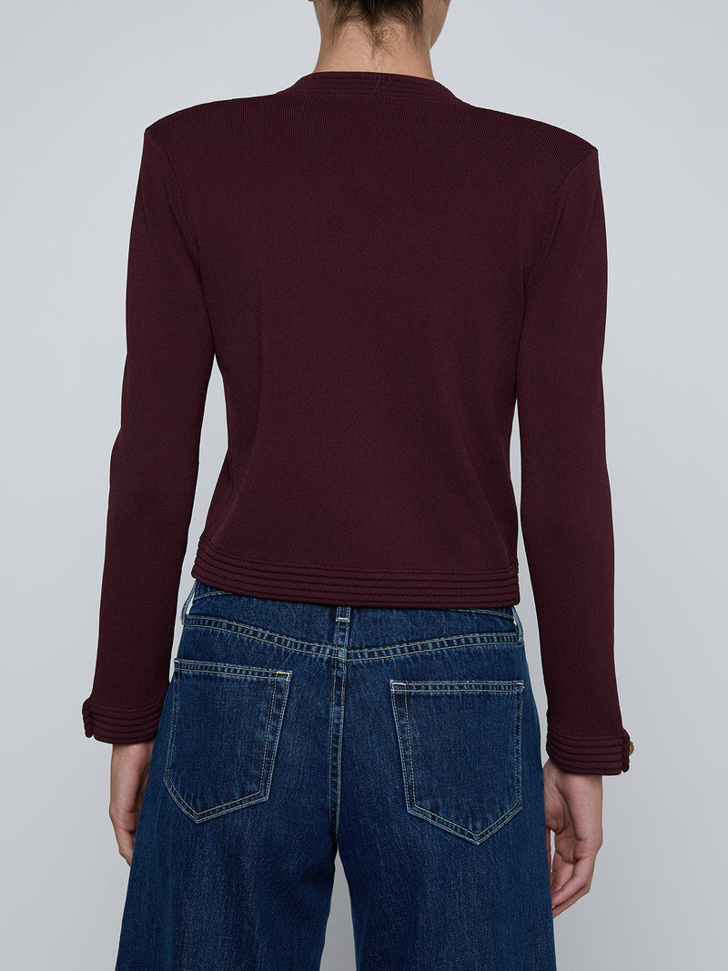 PATSY CROP CREW CARDI