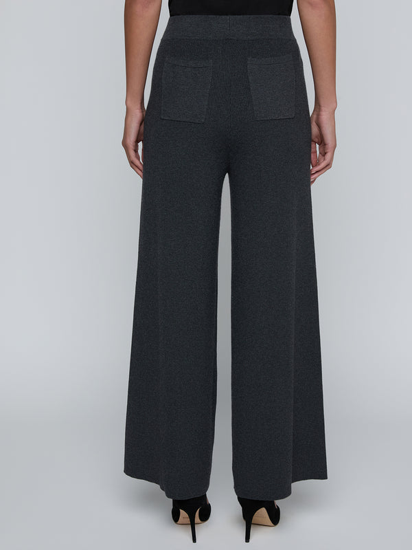 MILLY DRAPED KNIT PANT