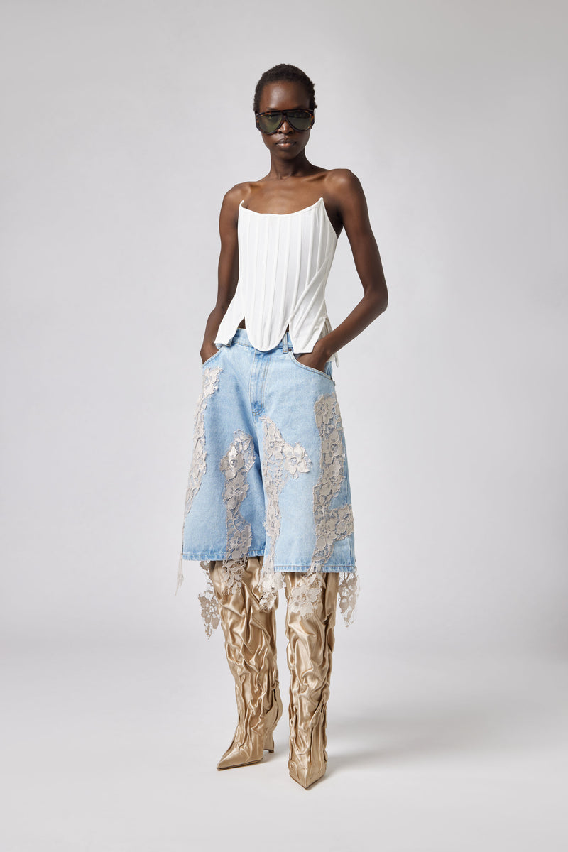 giuseppe di morabito womens denim mini dress blue - Trousers Yourdreamdress