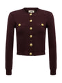 L'agence - Toulouse Cardigan - Chocolate/Gold