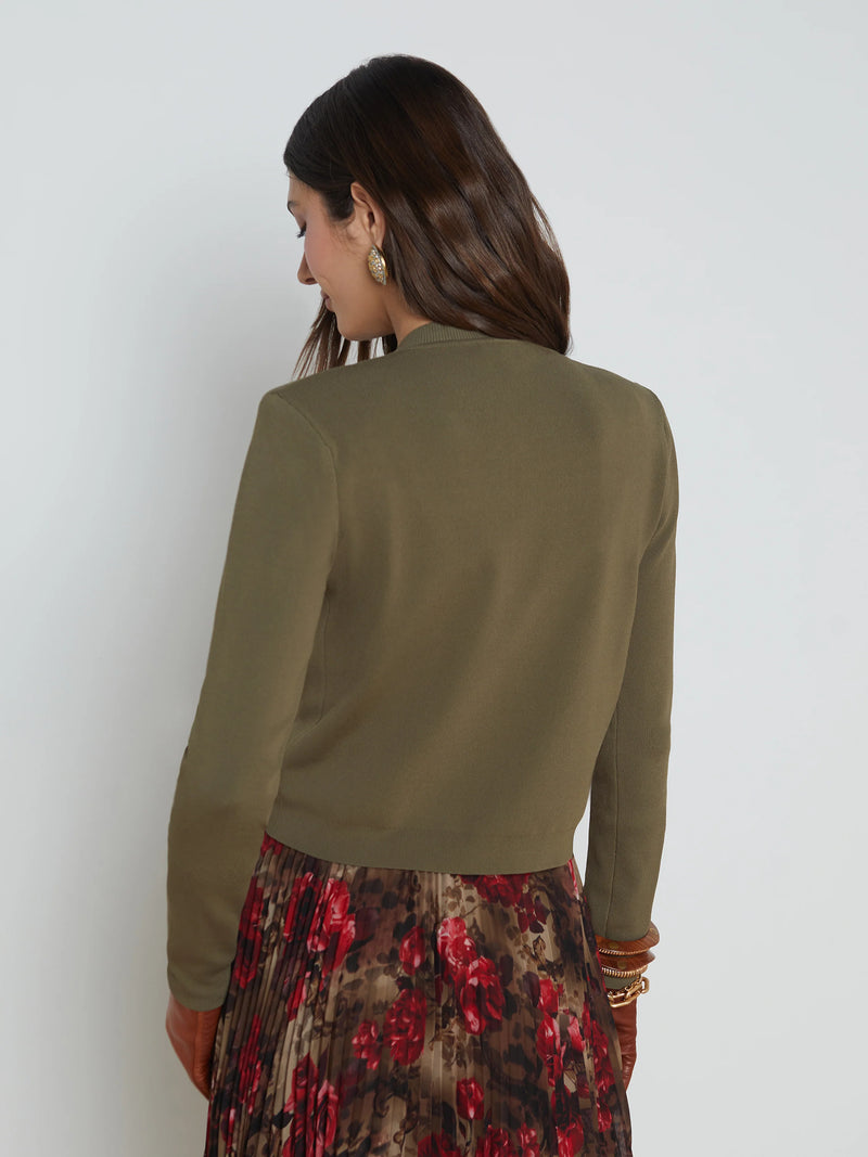 L'agence - Toulouse Cardigan - Pine/Gold