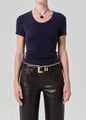 Citizens Of Humanity - Maude U Neck Tee - Navy