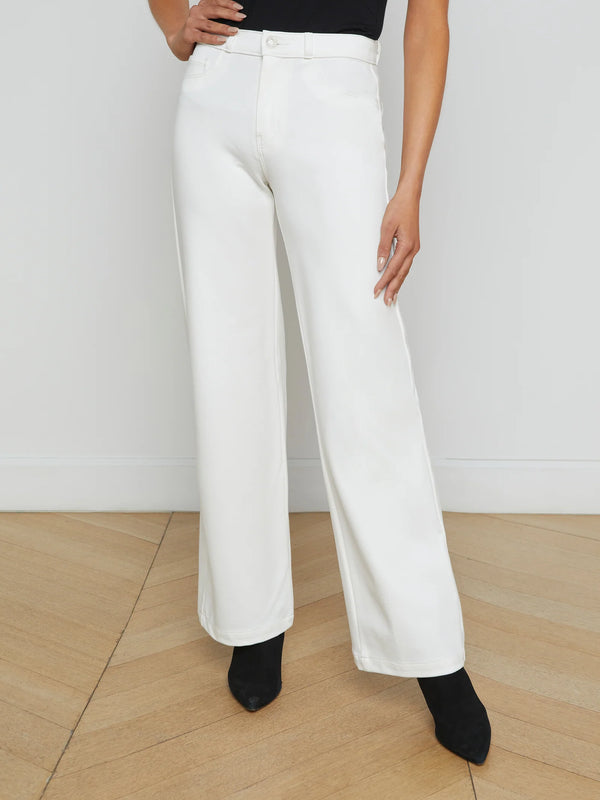 L'agence - Clayton Wide-Leg Pant - Ivory