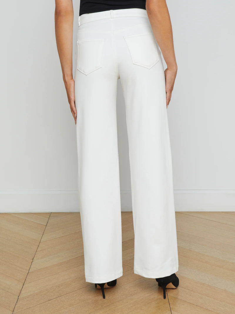 L'agence - Clayton Wide-Leg Pant - Ivory