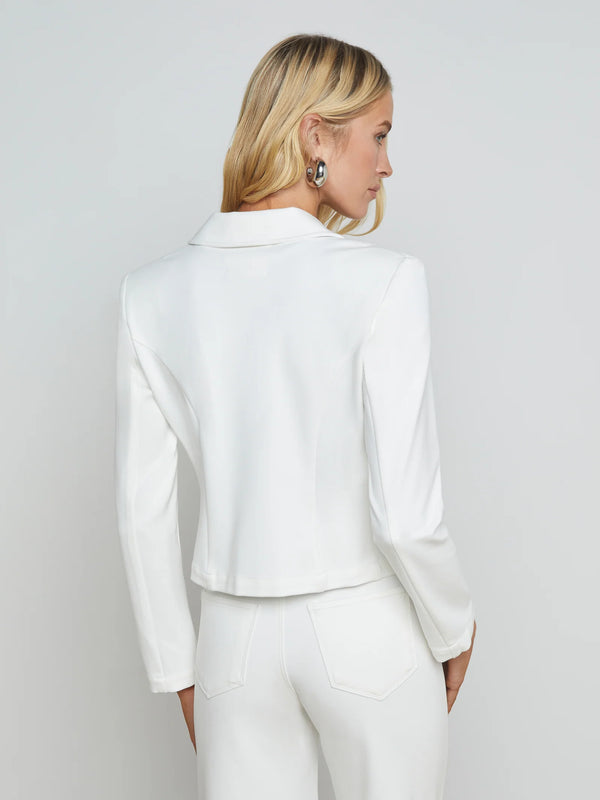 L’agence - Wayne Open-Front Blazer - Ivory